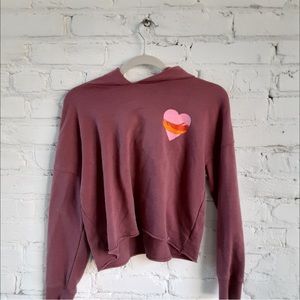 Old Navy Pink Crop Hoodie